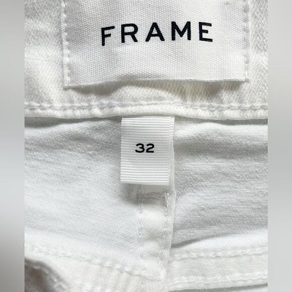 FRAME Le High Skinny Jeans in White 32 NWT - Picture 10 of 11